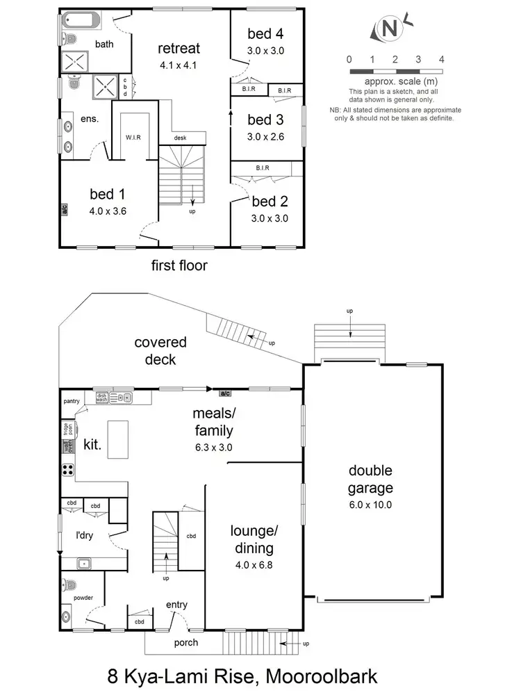 Floorplan of Homely house listing, 8 Kya-Lami Rise, Mooroolbark VIC 3138