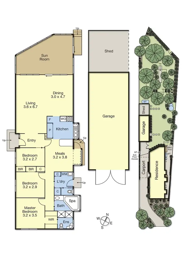 Floorplan of Homely house listing, 46 Bellbird Drive, Wantirna VIC 3152