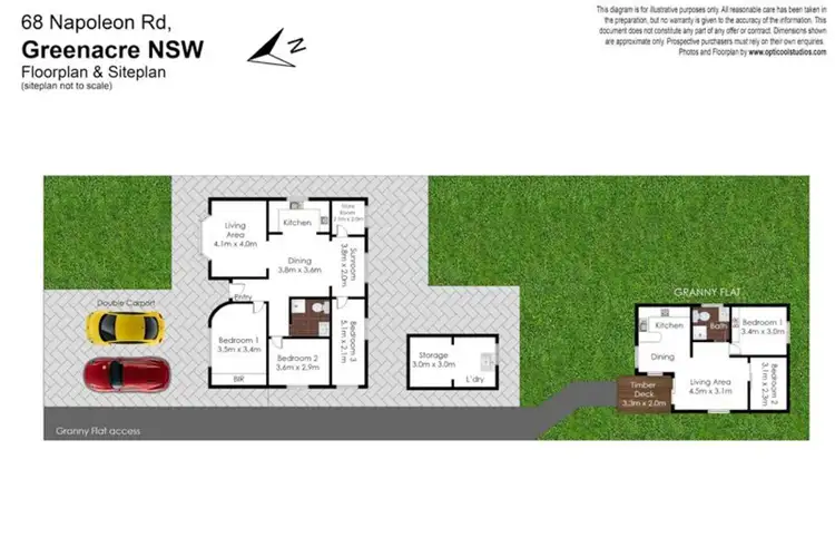 Floorplan of Homely house listing, 68 Napoleon Road, Greenacre NSW 2190