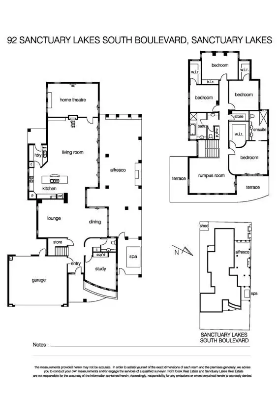 Floorplan of Homely house listing, 92 Sanctuary Lakes South Boulevard, Sanctuary Lakes VIC 3030
