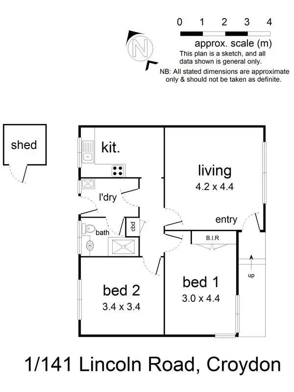 Floorplan of Homely unit listing, 1/141 Lincoln Road, Croydon VIC 3136