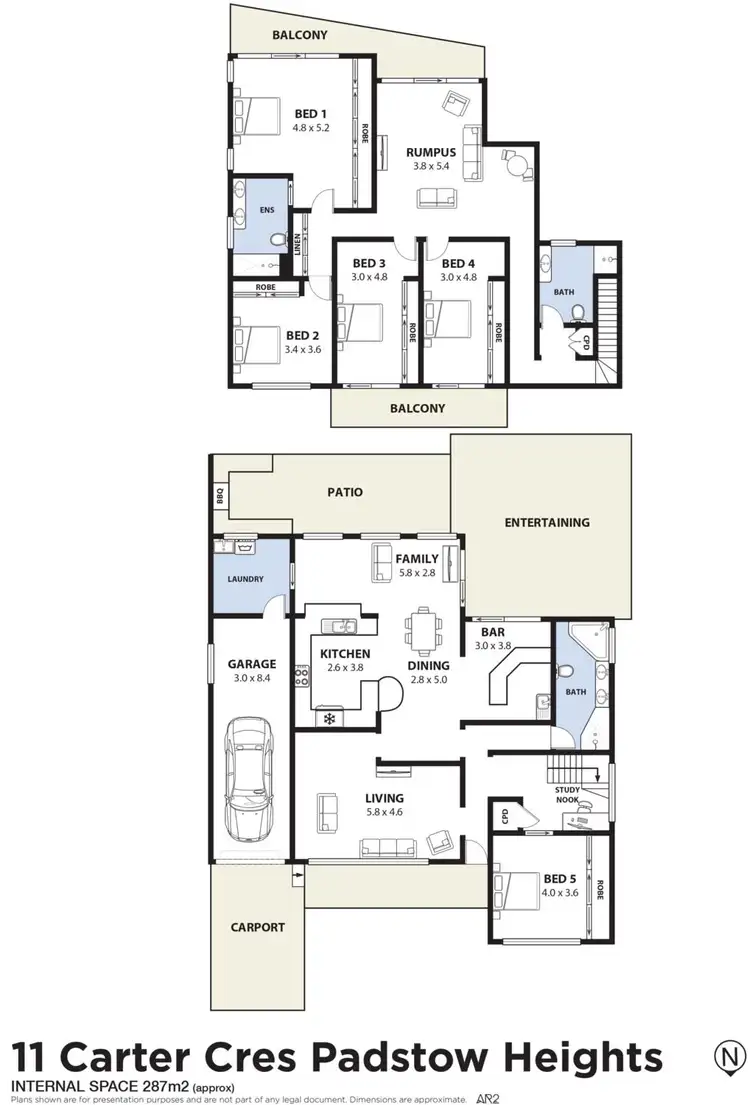 Floorplan of Homely house listing, 11 Carter Crescent, Padstow Heights NSW 2211