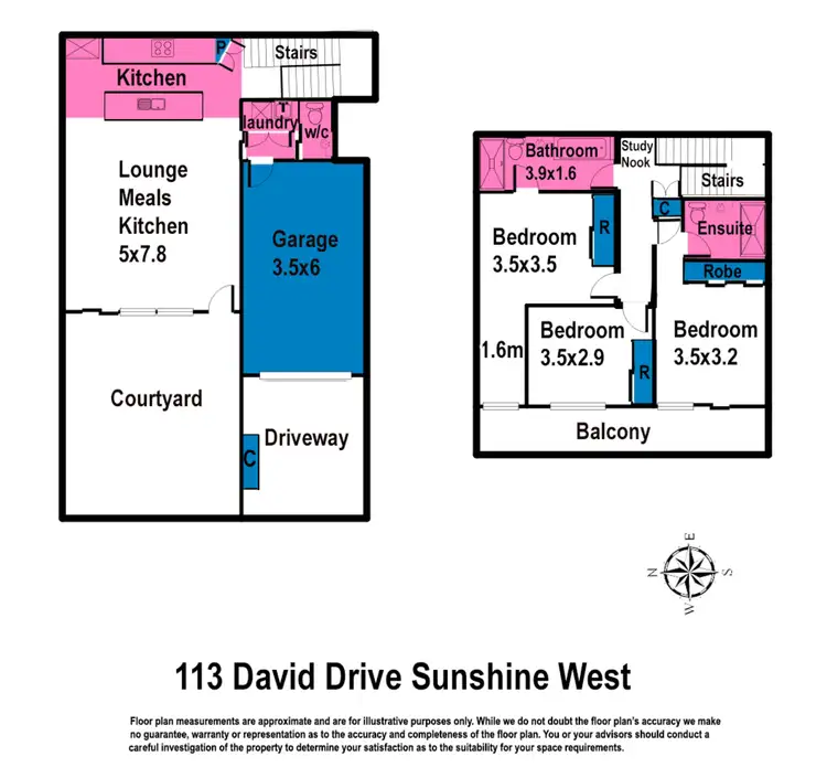 Floorplan of Homely house listing, 113 David Drive, Sunshine West VIC 3020