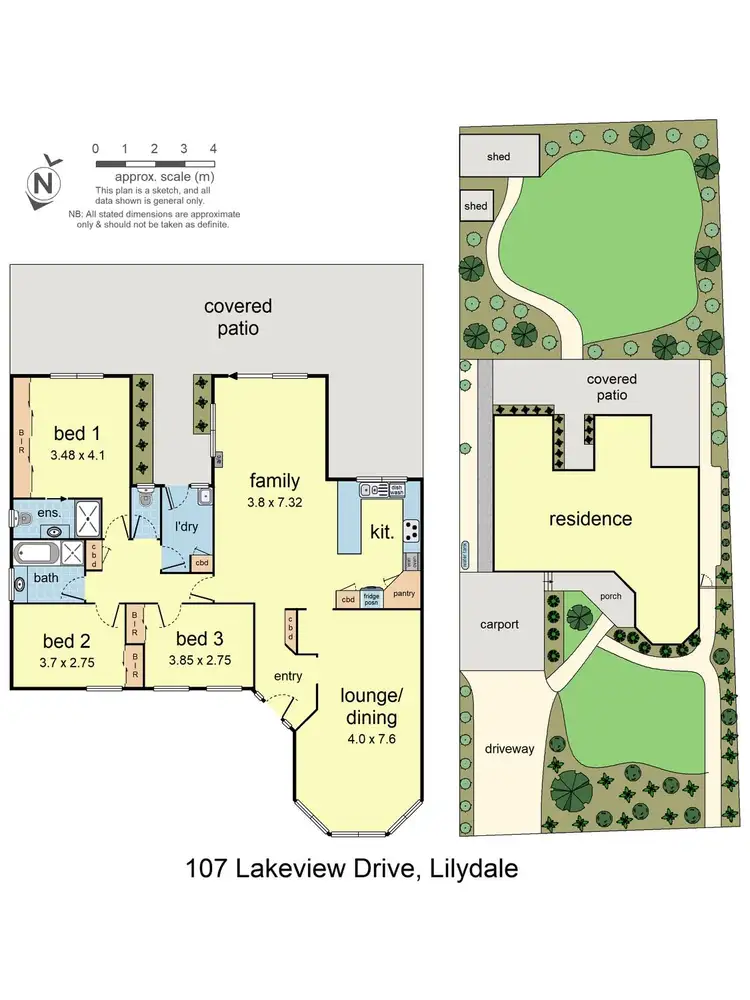 Floorplan of Homely house listing, 107 Lakeview Drive, Lilydale VIC 3140
