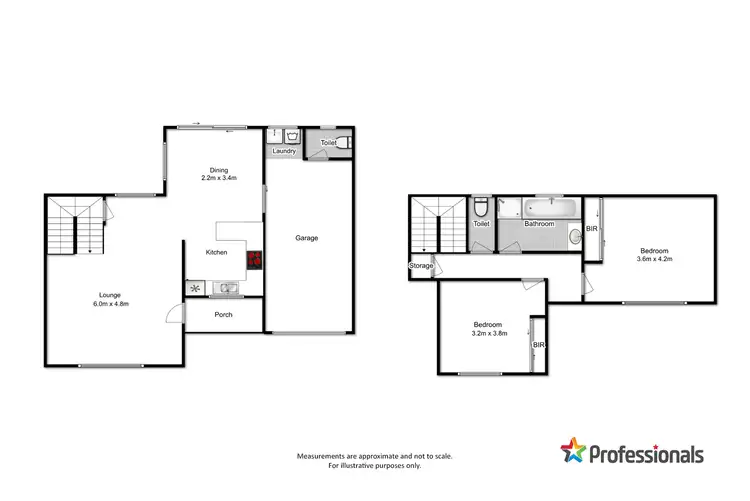Floorplan of Homely townhouse listing, 6/16-18 Carnation Avenue, Casula NSW 2170