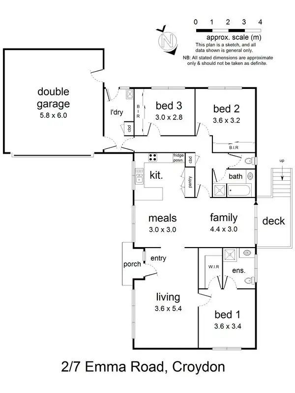 Floorplan of Homely unit listing, 2/7 Emma Road, Croydon VIC 3136