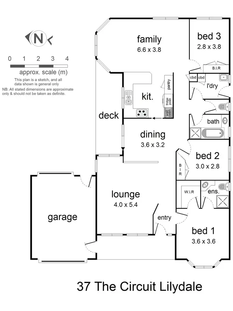 Floorplan of Homely house listing, 37 The Circuit, Lilydale VIC 3140
