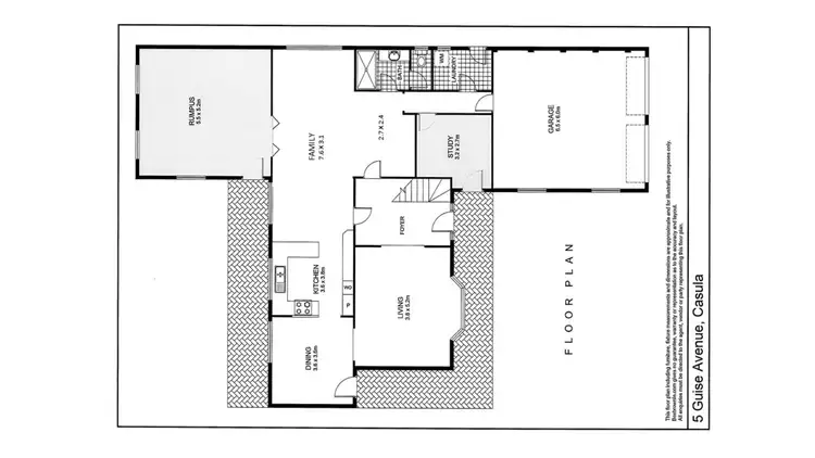 Floorplan of Homely house listing, 5 Guise Avenue, Casula NSW 2170