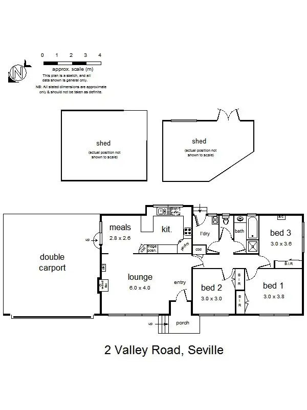 Floorplan of Homely house listing, 2 Valley Road, Seville VIC 3139