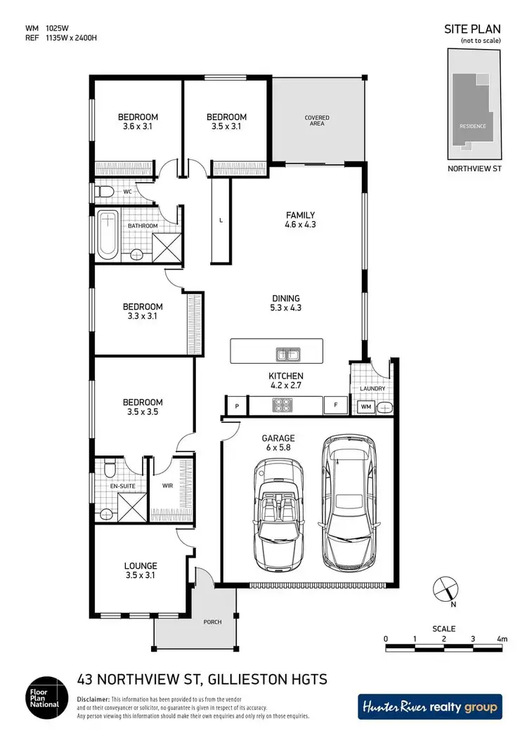 Floorplan of Homely house listing, 43 Northview Street, Gillieston Heights NSW 2321