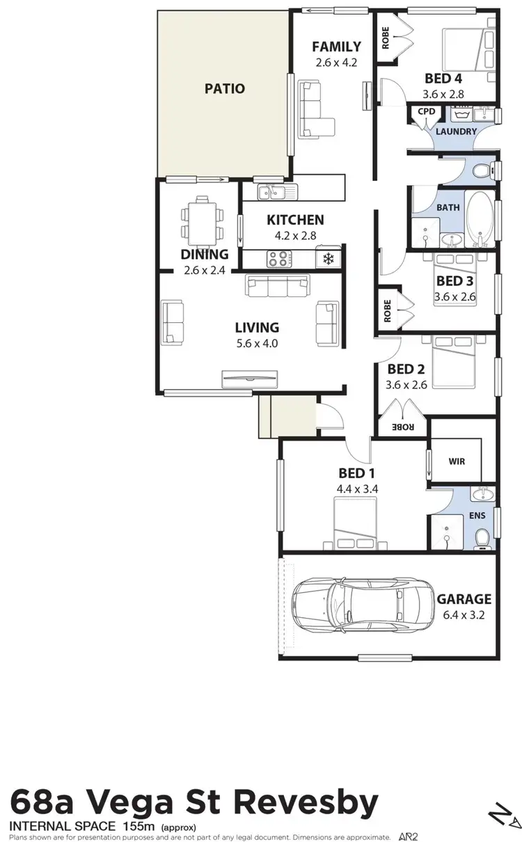 Floorplan of Homely house listing, 68a Vega Street, Revesby NSW 2212