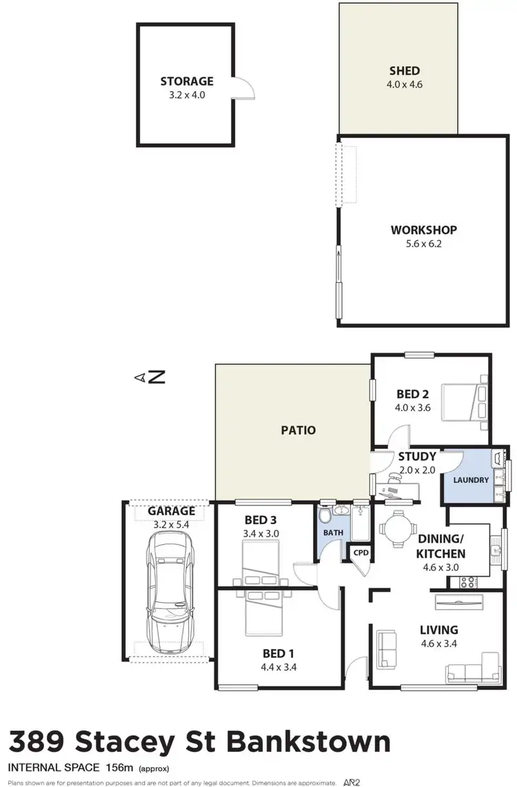Floorplan of Homely house listing, 389 Stacey Street, Bankstown NSW 2200