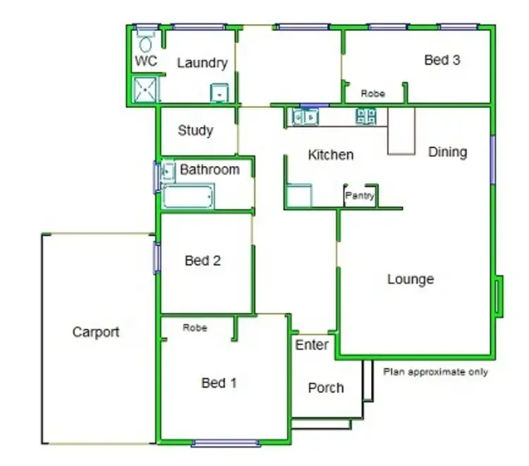 Floorplan of Homely house listing, 20 Victoria Street, Shepparton VIC 3630