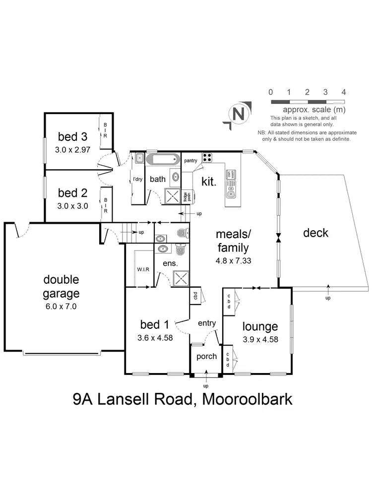 Floorplan of Homely house listing, 9a Lansell Road, Mooroolbark VIC 3138