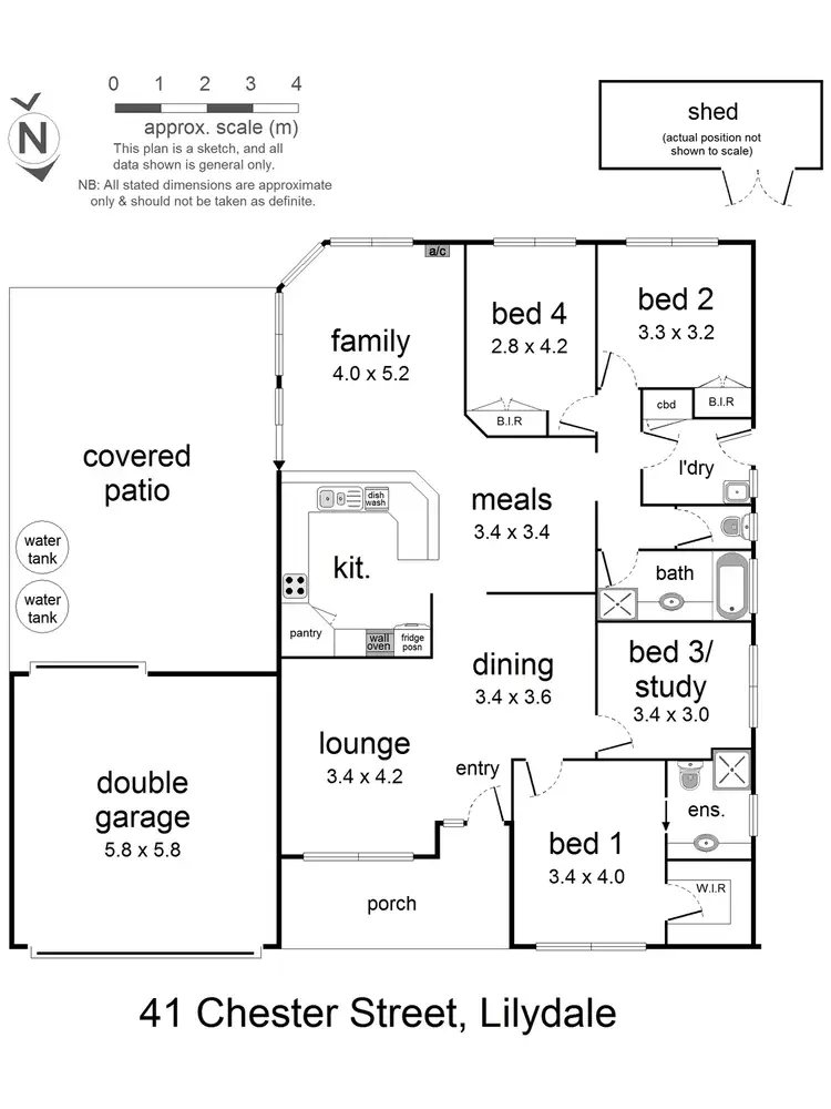 Floorplan of Homely house listing, 41 Chester Street, Lilydale VIC 3140