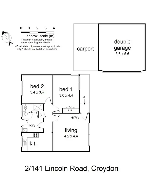 Floorplan of Homely unit listing, 2/141 Lincoln Road, Croydon VIC 3136