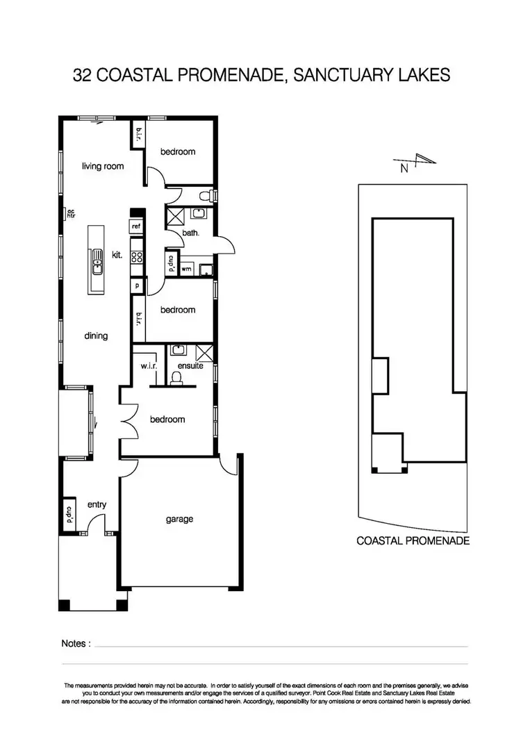 Floorplan of Homely house listing, 32 Coastal Promenade, Sanctuary Lakes VIC 3030