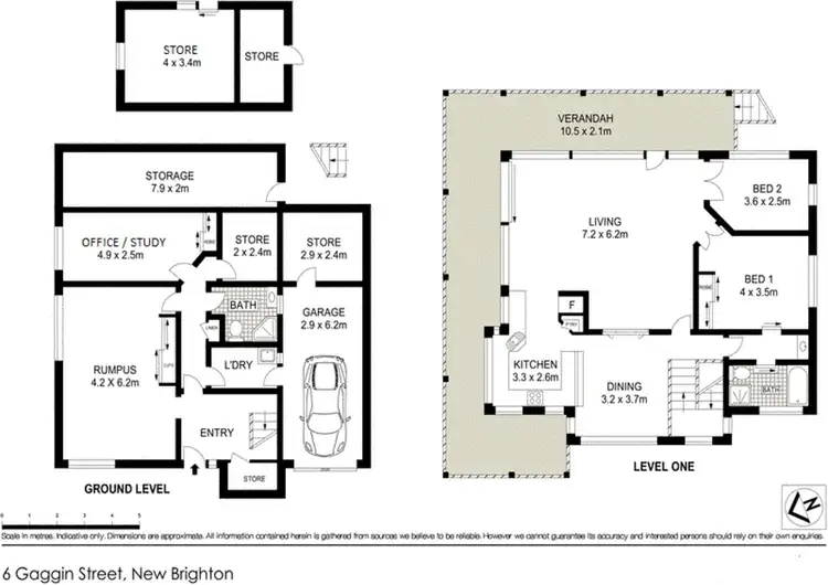 Floorplan of Homely house listing, 6 Gaggin Street, New Brighton NSW 2483