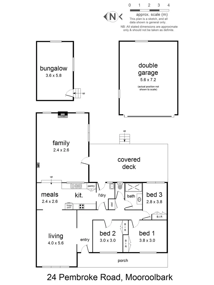Floorplan of Homely house listing, 24 Pembroke Road, Mooroolbark VIC 3138