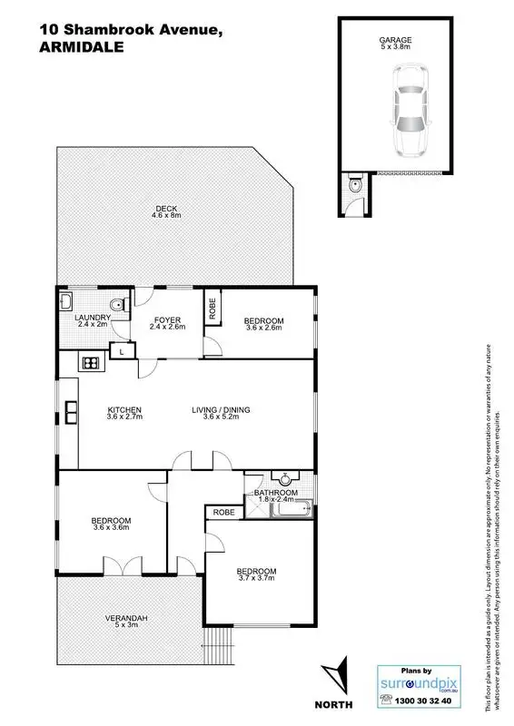 Floorplan of Homely house listing, 10 Shambrook Avenue, Armidale NSW 2350