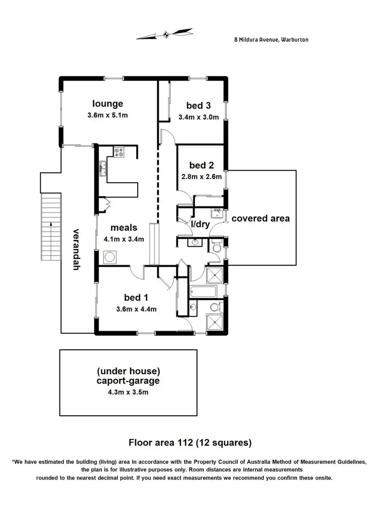 Floorplan of Homely house listing, 8 Mildura Avenue, Warburton VIC 3799