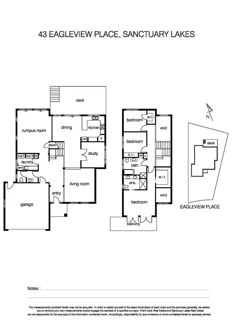Floorplan of Homely house listing, 43 Eagleview Place, Sanctuary Lakes VIC 3030