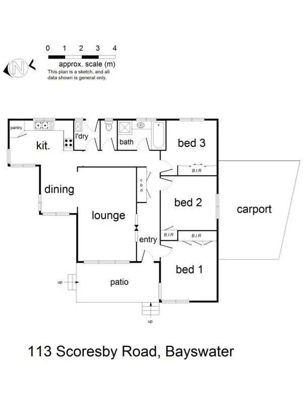 Floorplan of Homely house listing, 1/113 Scoresby Road, Bayswater VIC 3153