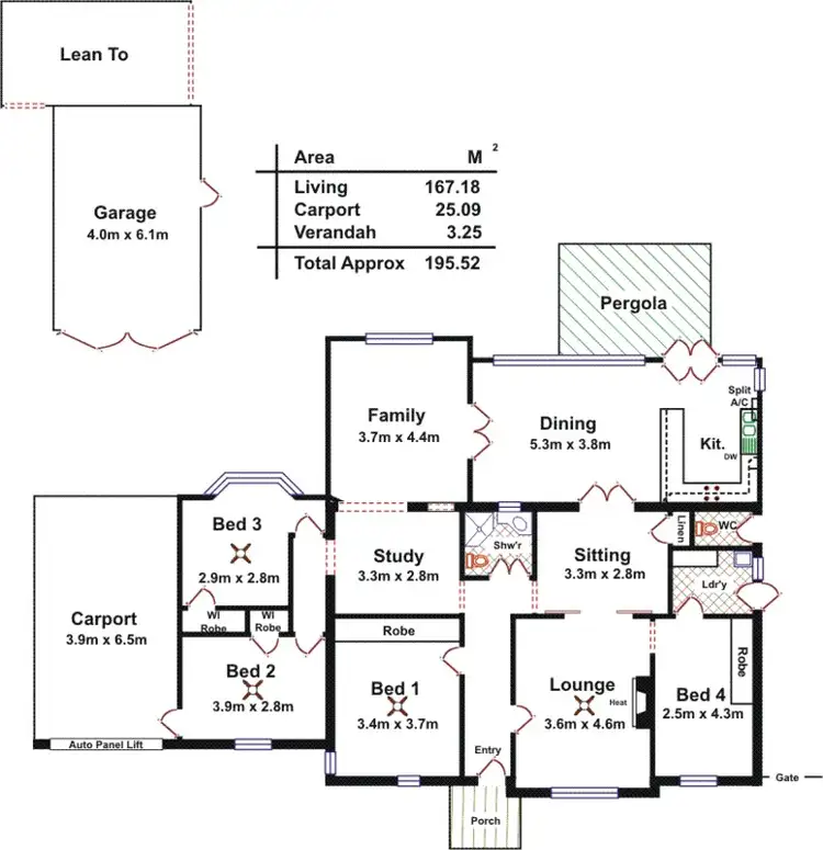Floorplan of Homely house listing, 33 Kimber Terrace, Kurralta Park SA 5037
