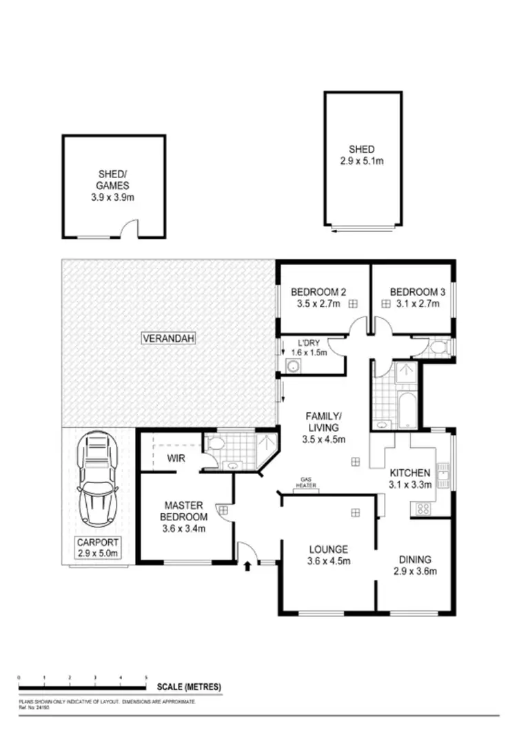 Floorplan of Homely house listing, 13 Santander Drive, Paralowie SA 5108