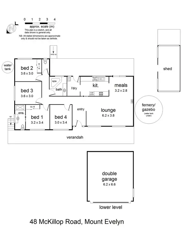Floorplan of Homely house listing, 48 McKillop Road, Mount Evelyn VIC 3796
