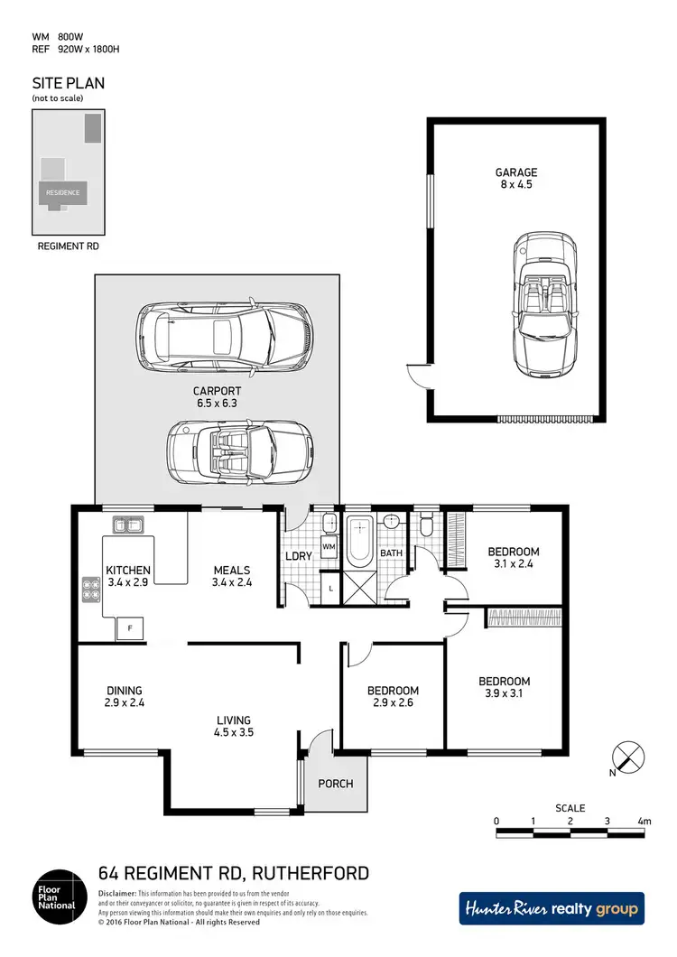 Floorplan of Homely house listing, 64 Regiment Road, Rutherford NSW 2320