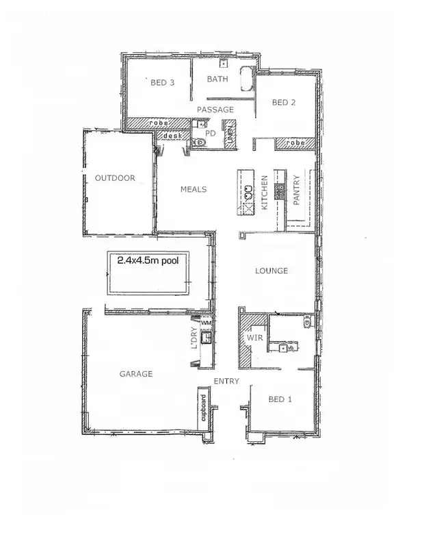 Floorplan of Homely house listing, Lot/58 Bridge Way, Mildura VIC 3500