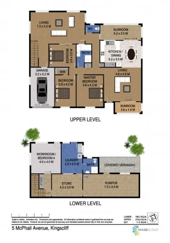Floorplan of Homely house listing, 5 McPhail Avenue, Kingscliff NSW 2487