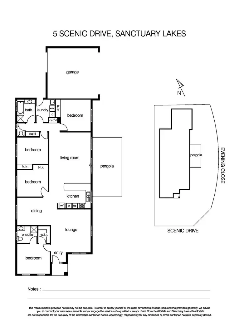 Floorplan of Homely house listing, 5 Scenic Drive, Sanctuary Lakes VIC 3030