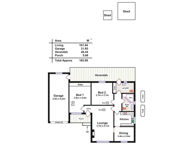 Floorplan of Homely house listing, 7 Carter Street, Magill SA 5072