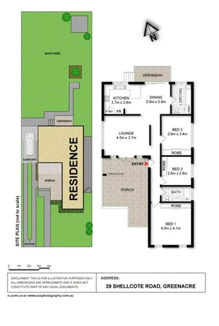 Floorplan of Homely house listing, 39 Shellcote Road, Greenacre NSW 2190