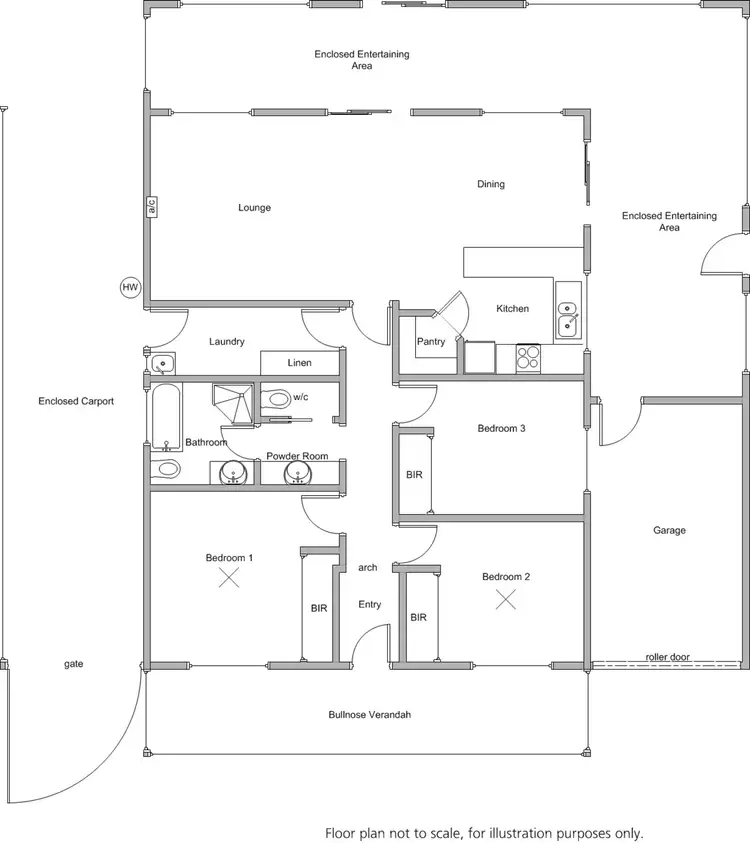 Floorplan of Homely house listing, 10 Perry Street, Edithburgh SA 5583