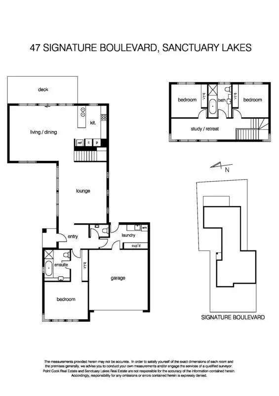Floorplan of Homely house listing, 47 Signature Boulevard, Sanctuary Lakes VIC 3030