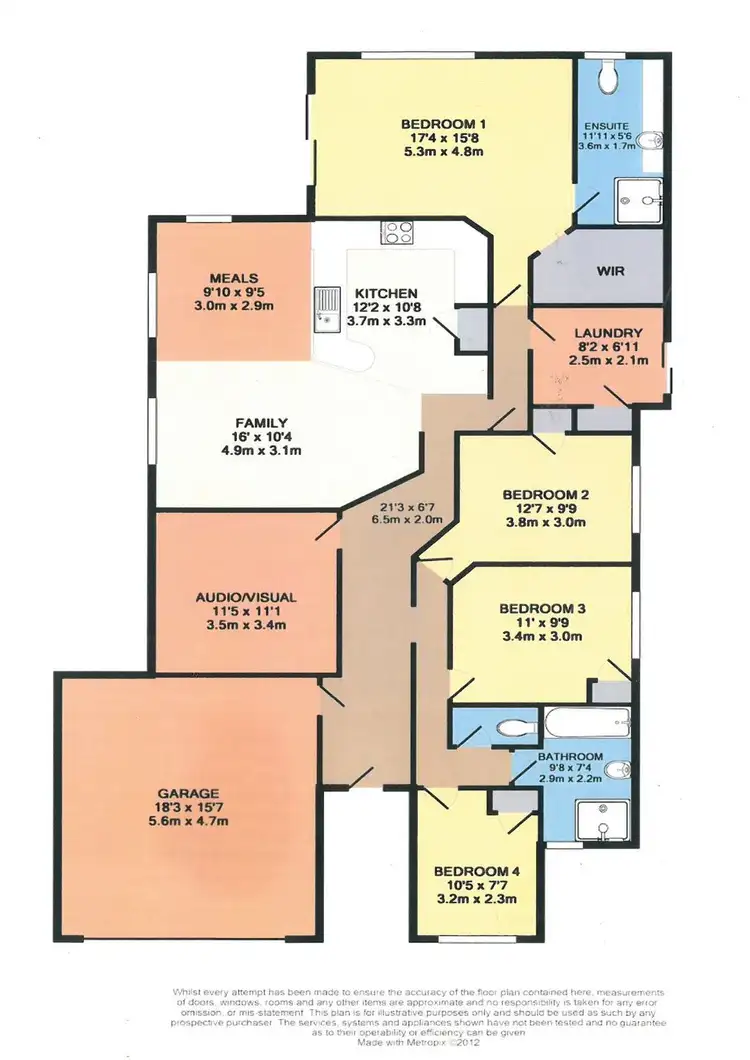 Floorplan of Homely house listing, 3 Epping Court, High Wycombe WA 6057