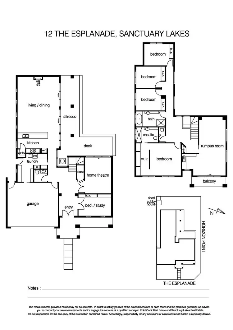 Floorplan of Homely house listing, 12 The Esplanade, Sanctuary Lakes VIC 3030