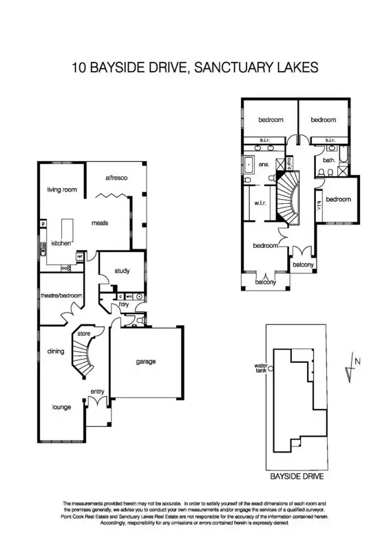 Floorplan of Homely house listing, 10 Bayside Drive, Sanctuary Lakes VIC 3030