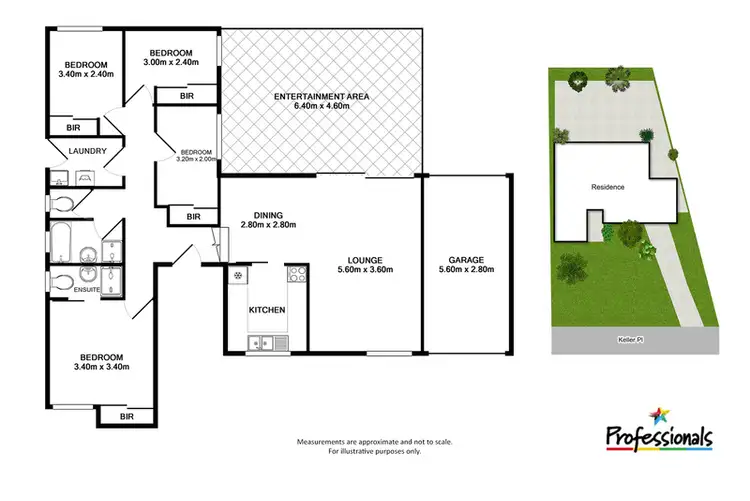 Floorplan of Homely house listing, 5 Keller Place, Casula NSW 2170