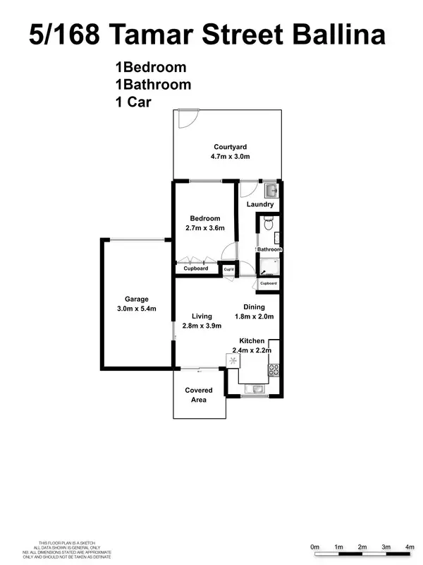 Floorplan of Homely unit listing, 5/168 Tamar Street, Ballina NSW 2478