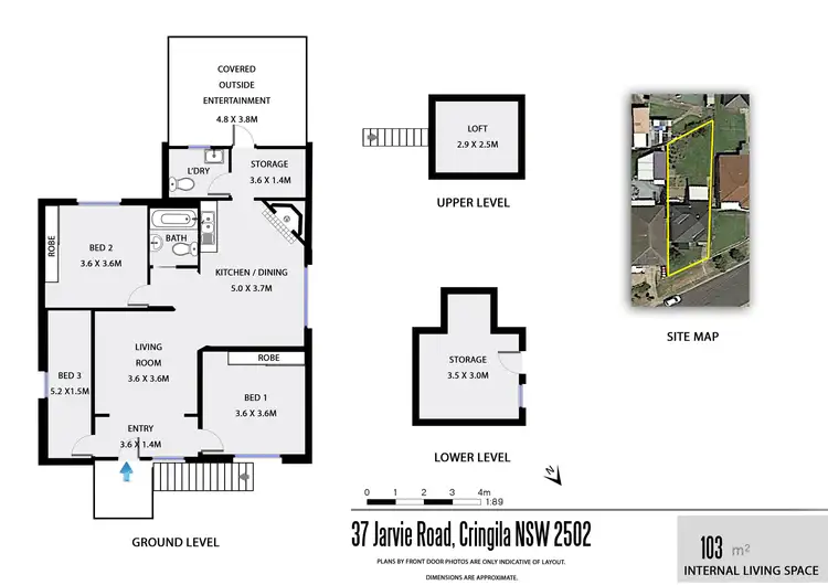 Floorplan of Homely house listing, 37 Jarvie Road, Cringila NSW 2502