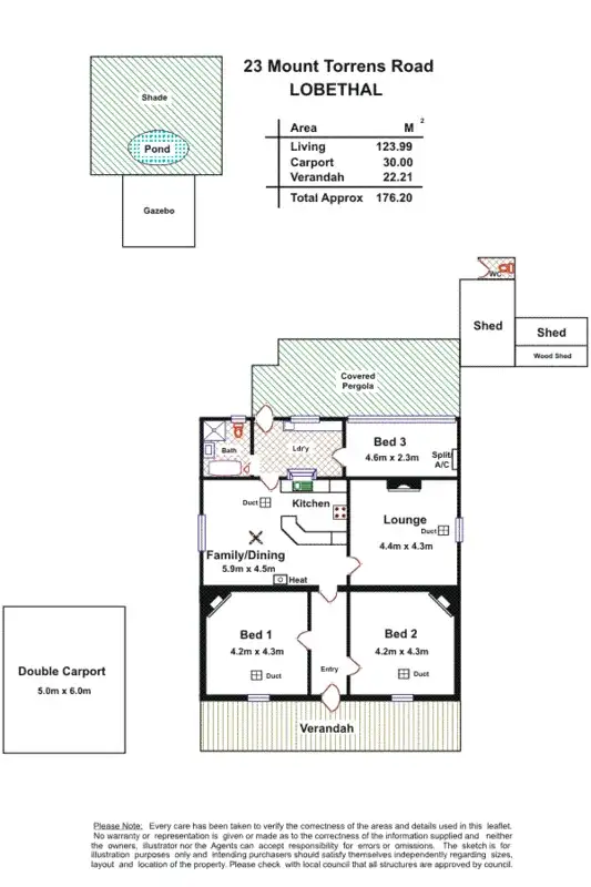 Floorplan of Homely house listing, 23 Mount Torrens Road, Lobethal SA 5241