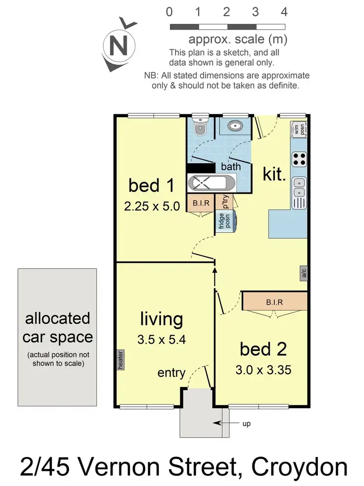 Floorplan of Homely unit listing, 2/45 Vernon Street, Croydon VIC 3136