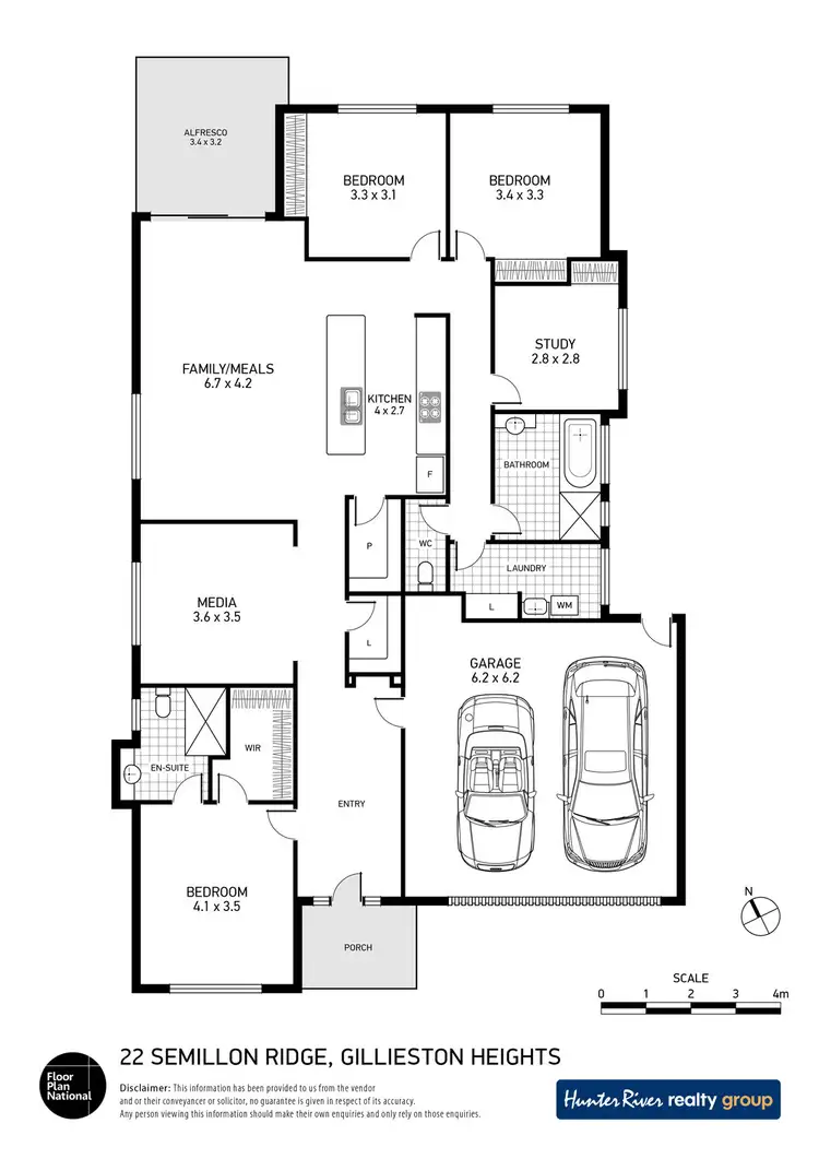 Floorplan of Homely house listing, 22 Semillon Ridge, Gillieston Heights NSW 2321