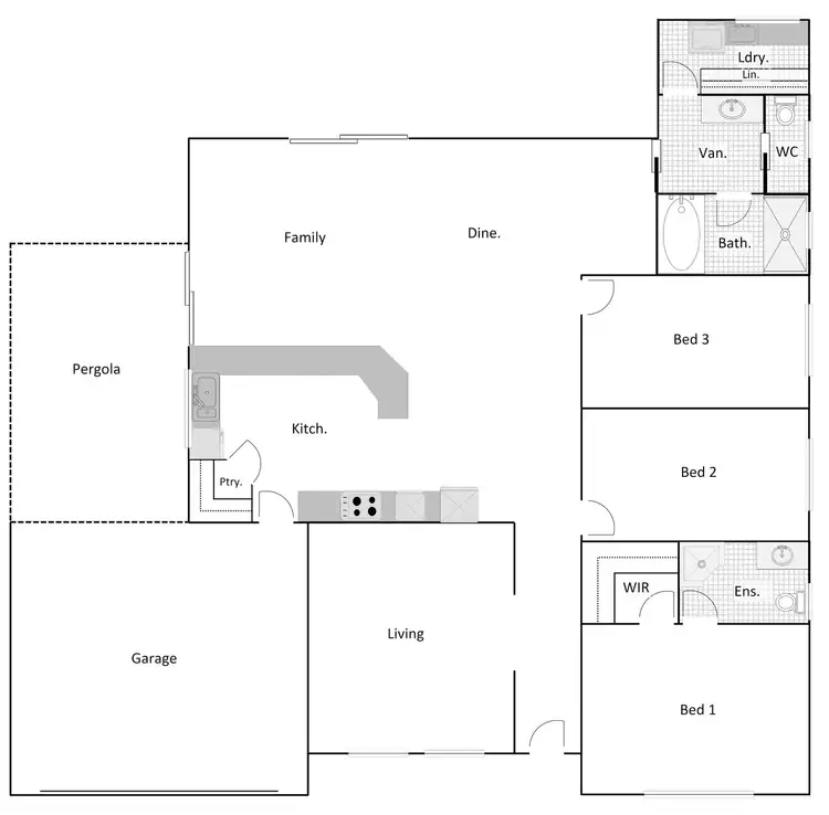 Floorplan of Homely house listing, 18 Thiele Road, Murray Bridge SA 5253