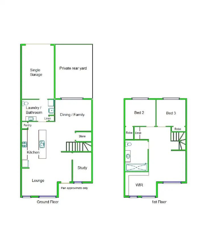 Floorplan of Homely townhouse listing, 7 Salamander Terrace, Shepparton VIC 3630