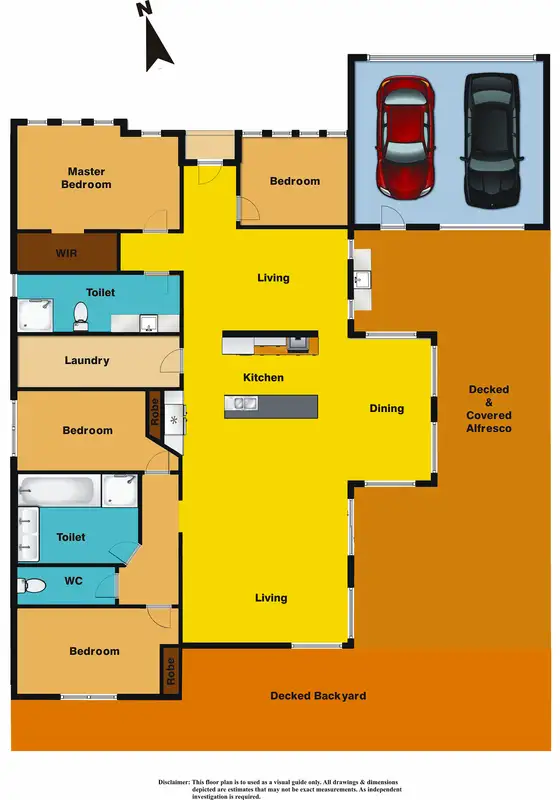 Floorplan of Homely house listing, 5 Moorland Road, Cairnlea VIC 3023